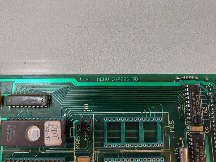 Valmet Automation 547006-3B Memory Board Mt924