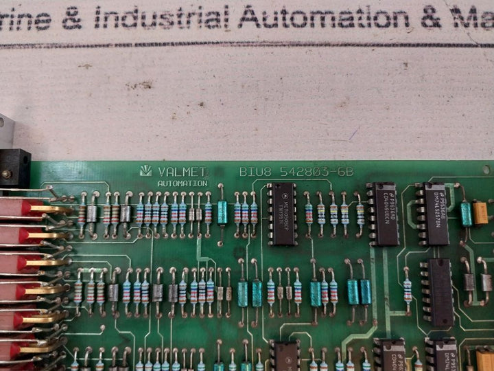 Valmet Automation Biu8A Binary Input Unit