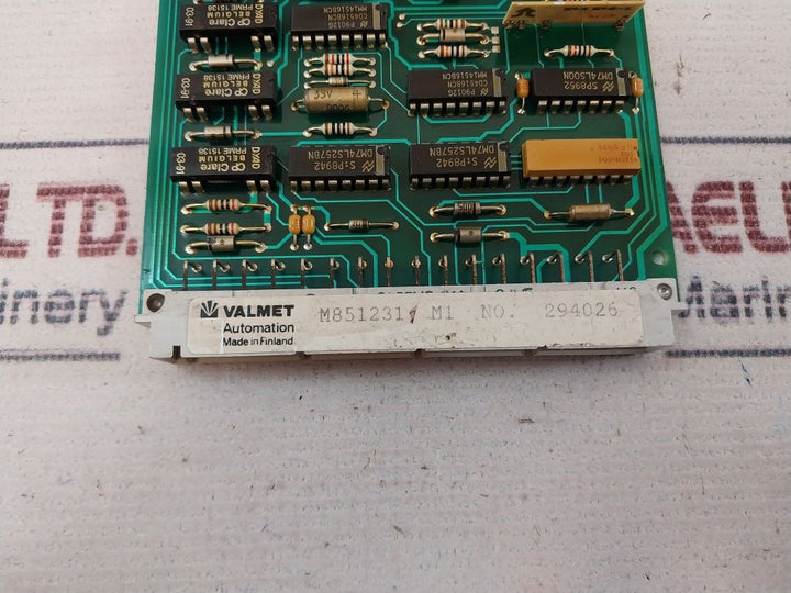 Valmet Automation Bou 8A Memory Card M851231 1 M1 542810-8B