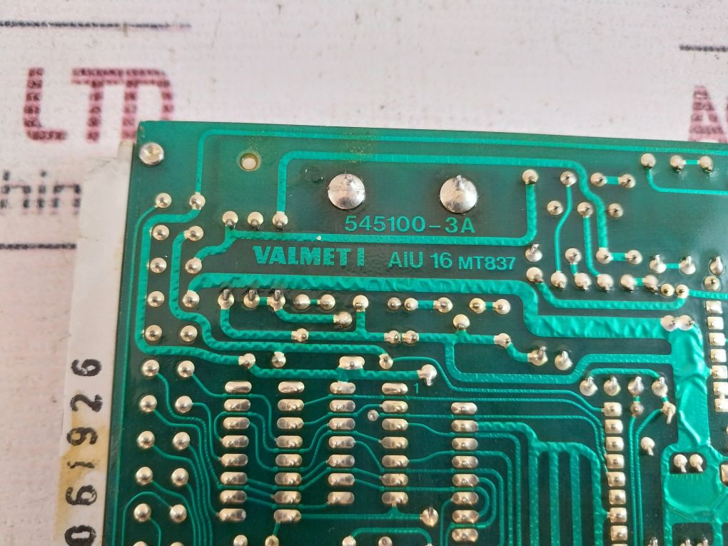 Valmet Automation M8512071 Analog Input Module Aiu 16