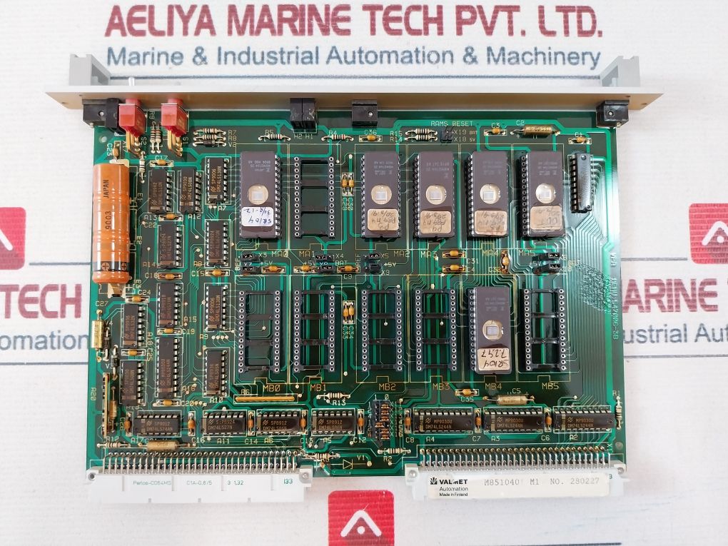 Valmet Automation Memu 547006-3B Memory Board M8510401 M1 