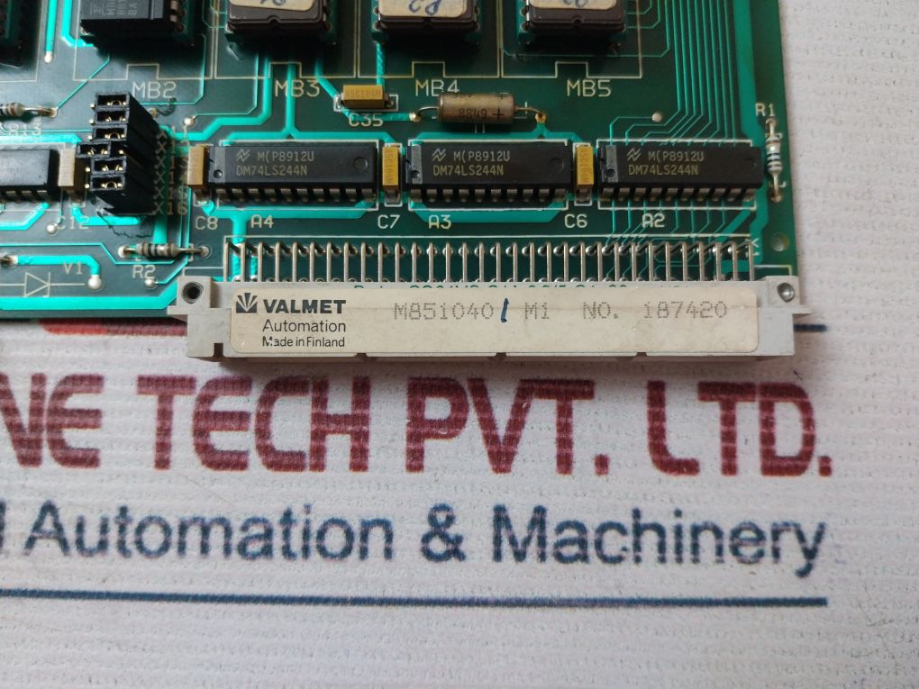 Valmet Automation Vpa Memu 547006-3B Memory Board M851040 1 M1