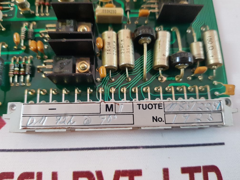 Valmet Biu-16 Pcb Card M8512251