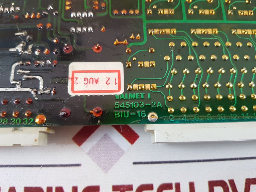 Valmet Biu-16 Pcb Card 545103-2B,545103-2A 