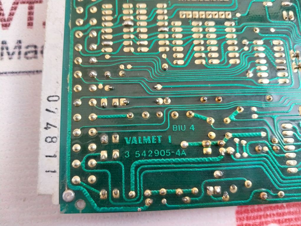 Valmet Biu 4 Pcb Circuit Board