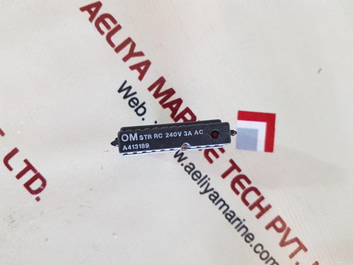 Valmet Delcon A413189 Str Rc 240V 3A Ac Solid State Relay