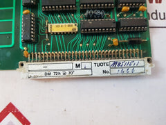 Valmet Dmu 2 Circuit Board M8511511