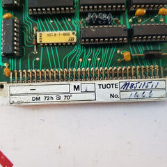 Valmet Dmu 2 Circuit Board M8511511