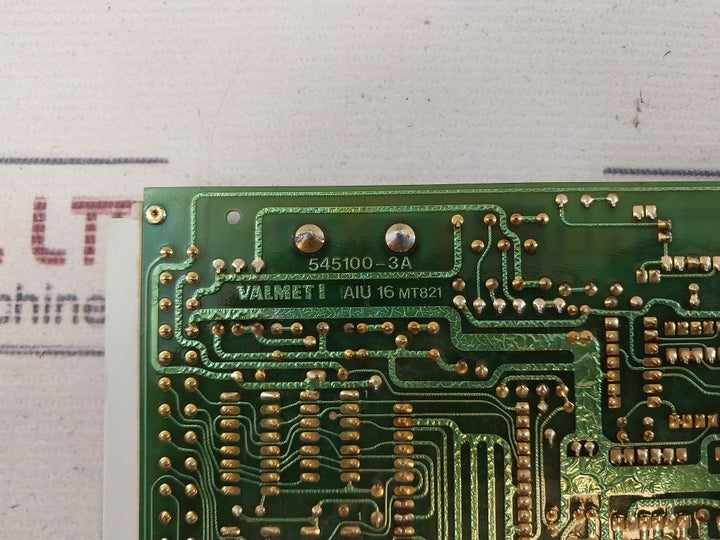 Valmet M8512071 Analog Input Module Aiu 16