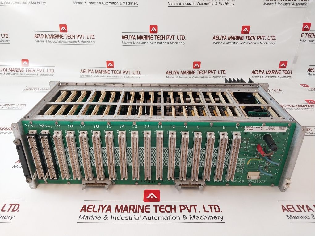 Metso Automation S420154 Ipu+Tcu 41+Tiu 61+Aiu 8+Biu 8+Pic2 Pcb Rack
