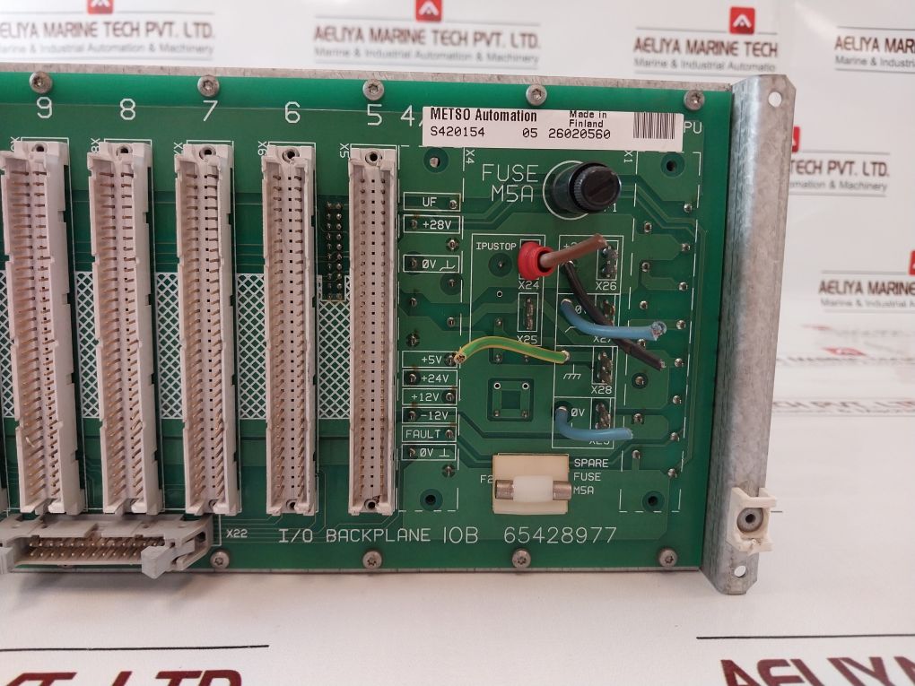 Metso Automation S420154 Ipu+Tcu 41+Tiu 61+Aiu 8+Biu 8+Pic2 Pcb Rack