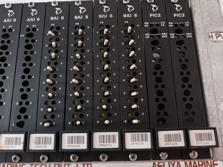 Metso Automation S420154 Ipu+Tcu 41+Tiu 61+Aiu 8+Biu 8+Pic2 Pcb Rack