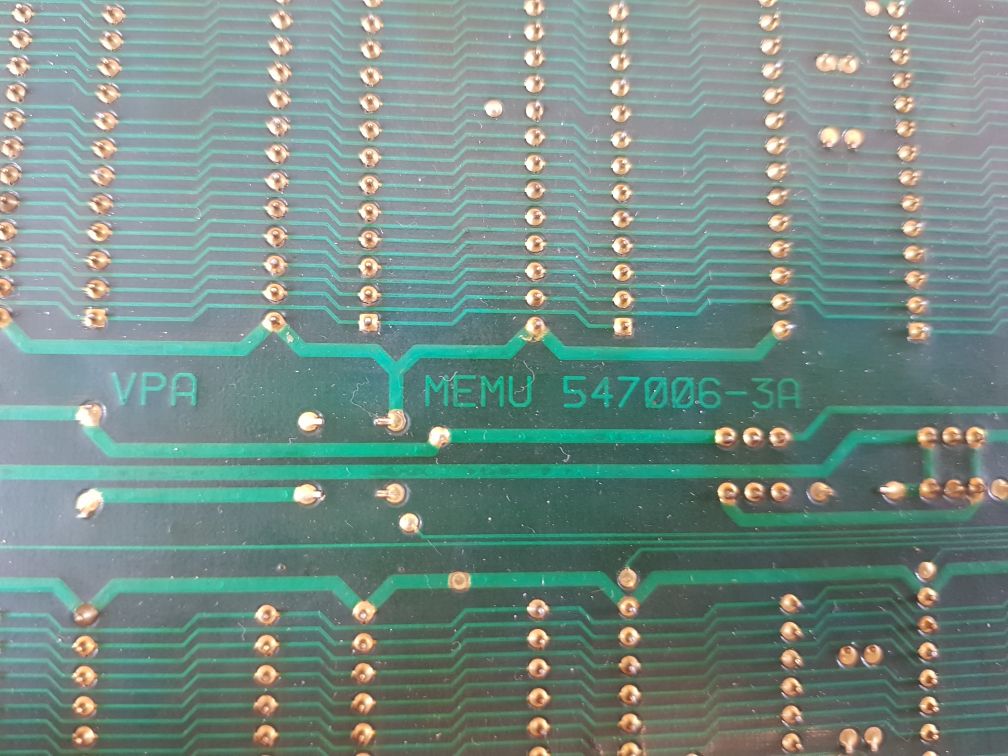 Valmet M851040 M1 Memu Module 547006-3A,547006-3B