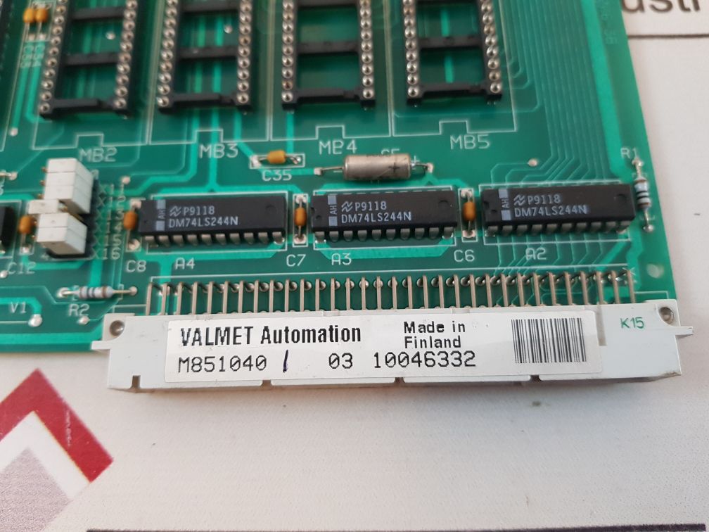 Valmet Vpa Memu 547006-3B,547006-3A Memory Board M851040 