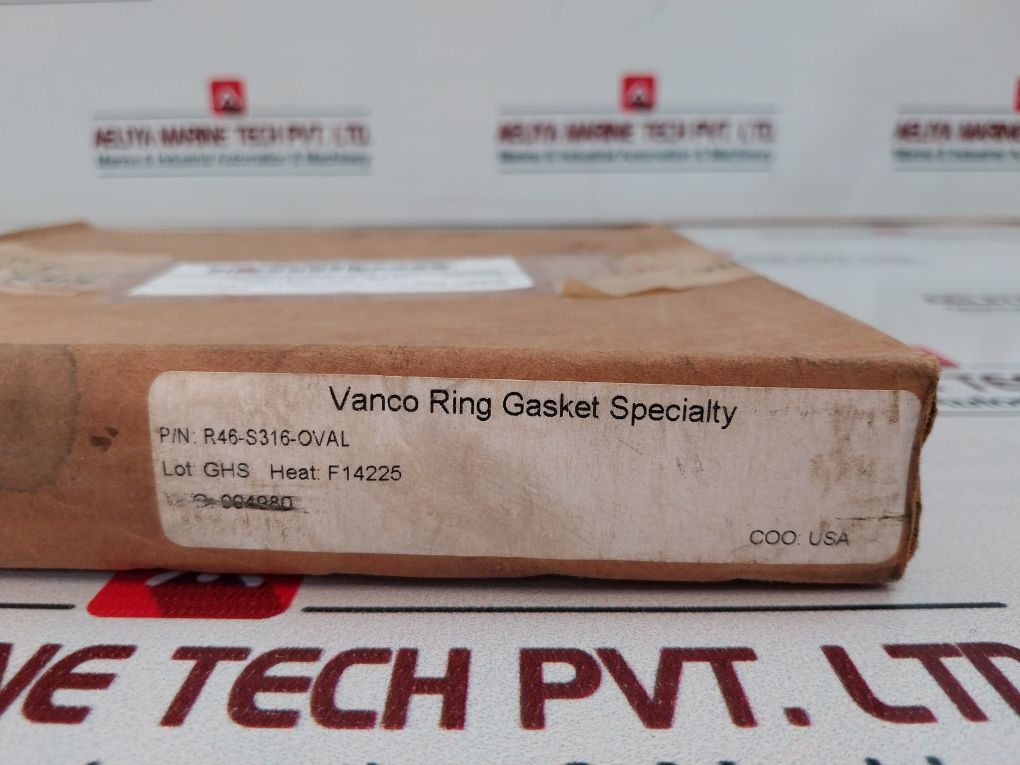 Vanco 6A0003 Ring Oval Gasket R46-s316-oval