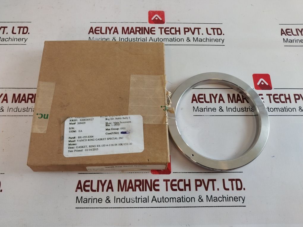 Vanco 3-14 Bx155-s304-4 Gasket Ring