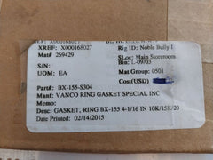 Vanco 3-14 Bx155-s304-4 Gasket Ring