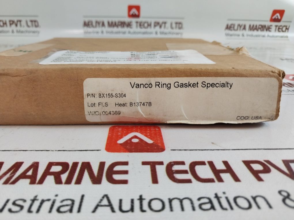 Vanco 3-14 Bx155-s304-4 Gasket Ring