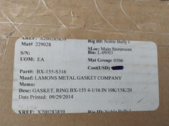Vanco Bx155-s316-4 Gasket Ring 6A0003