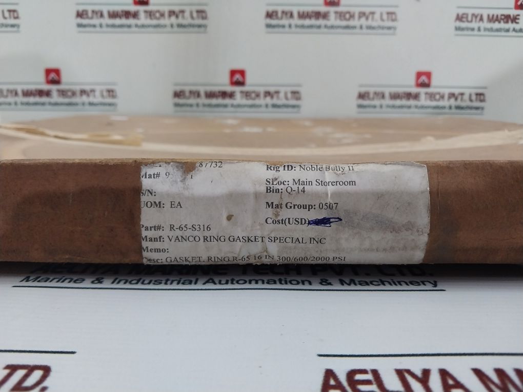 Vanco R65-s316-4 Gasket Ring R-65 16 In 300/600/2000 Psi