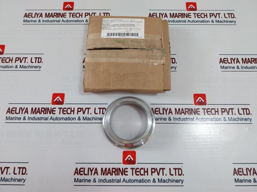 Vanco Ring Ax3BBx154-s316 Gasket Ring Ax 3-116” X Bx 154