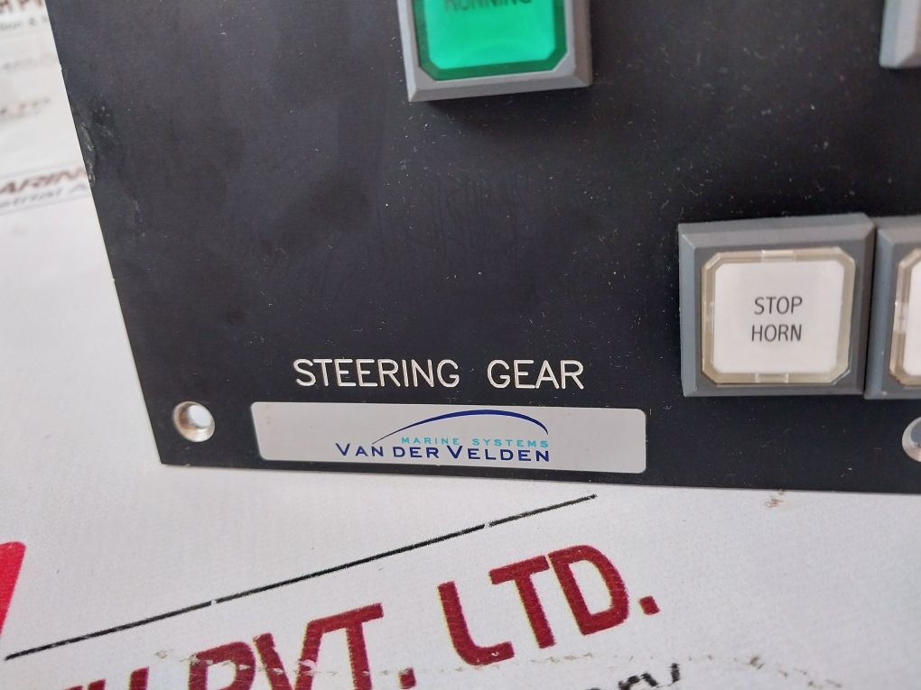 Vander Velden Steering Gear Control Panel System