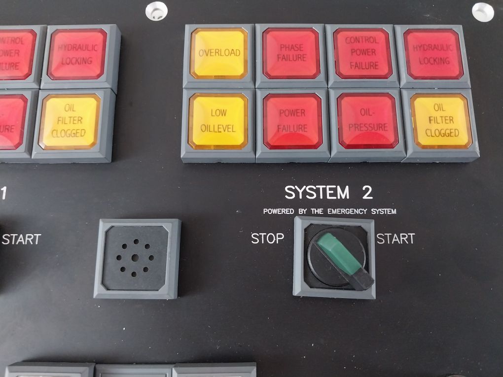 Vander Velden Steering Gear Control Panel System