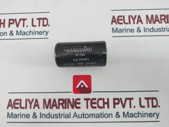 Vanguard Bc-216 Start Capacitor 216-259 Mfd 125 Vac 60Hz