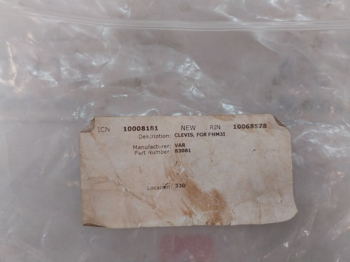 Var 83081 Clevis Rod Female 1.5-12Un P572747