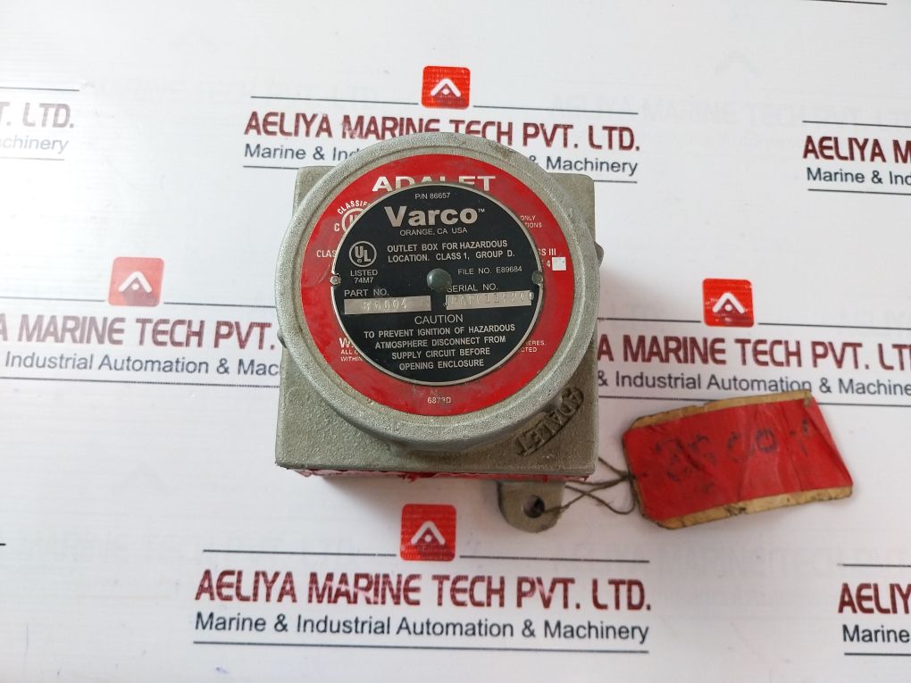 Varco 86004 Explosion Proof Screw Top Junction Box Class
