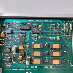 Varco 87910-591 Rev B Speed Torque Interface Pcb