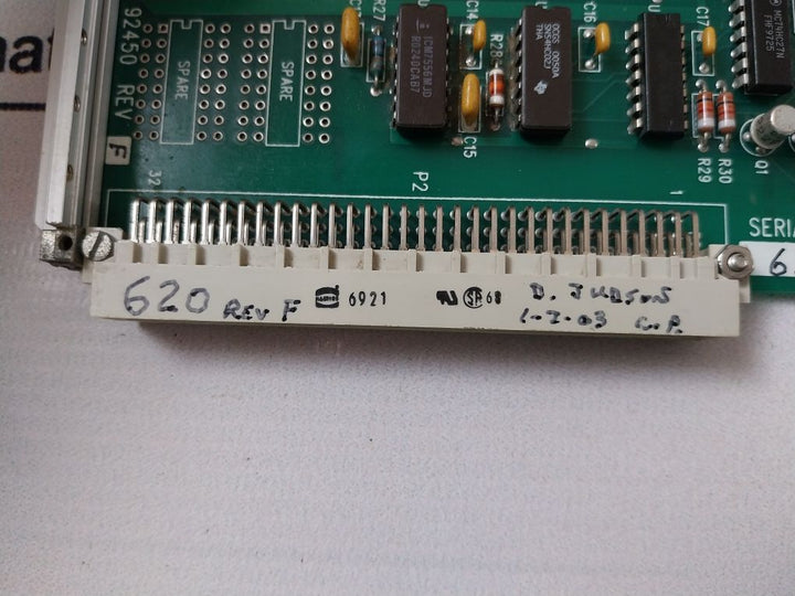 Varco 92450 Rev F Scr Interface Ii Circuit Board