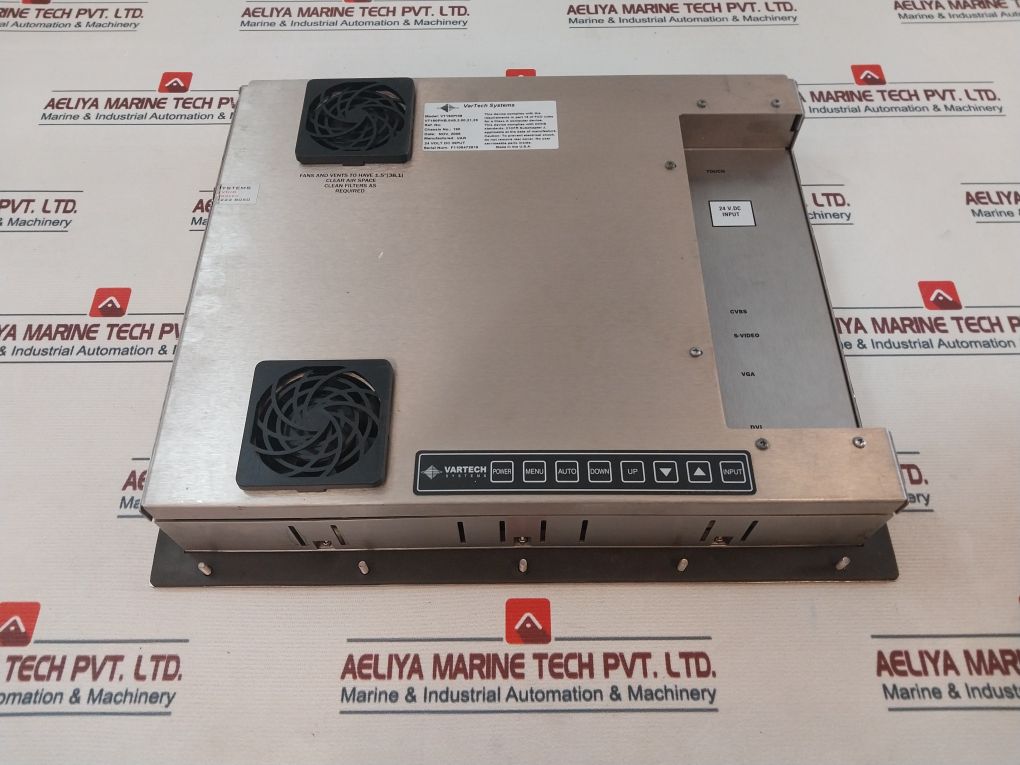 Vartech Systems Vt190Phb Touch Panel Monitor 24 Volt Dc Input