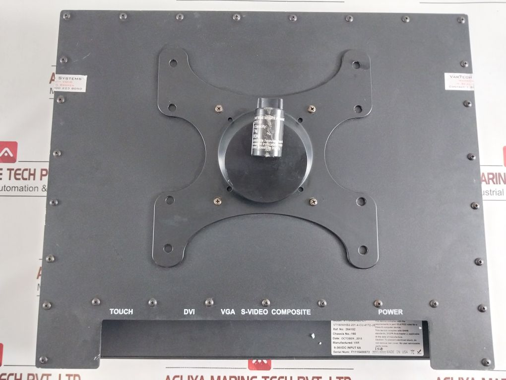 Vartech Systems Vt190Whb2-ct Monitor Display