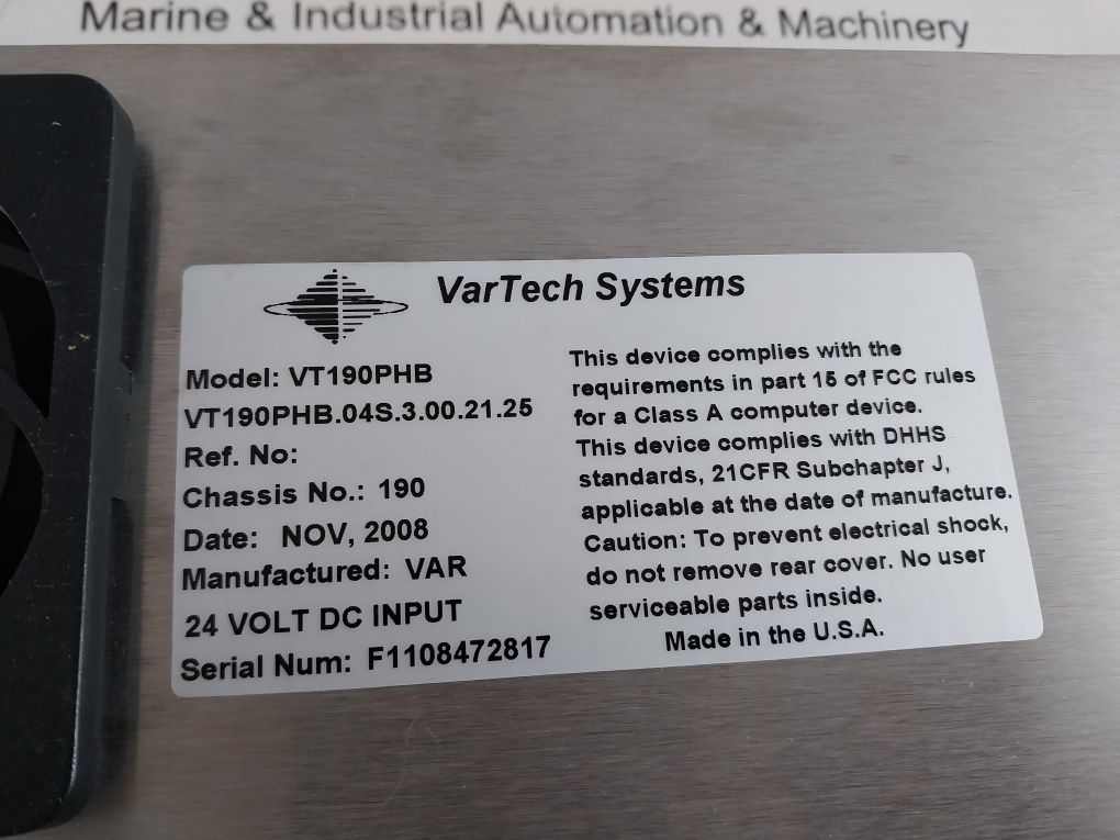 Vartech Vt190Phb Lcd Panel