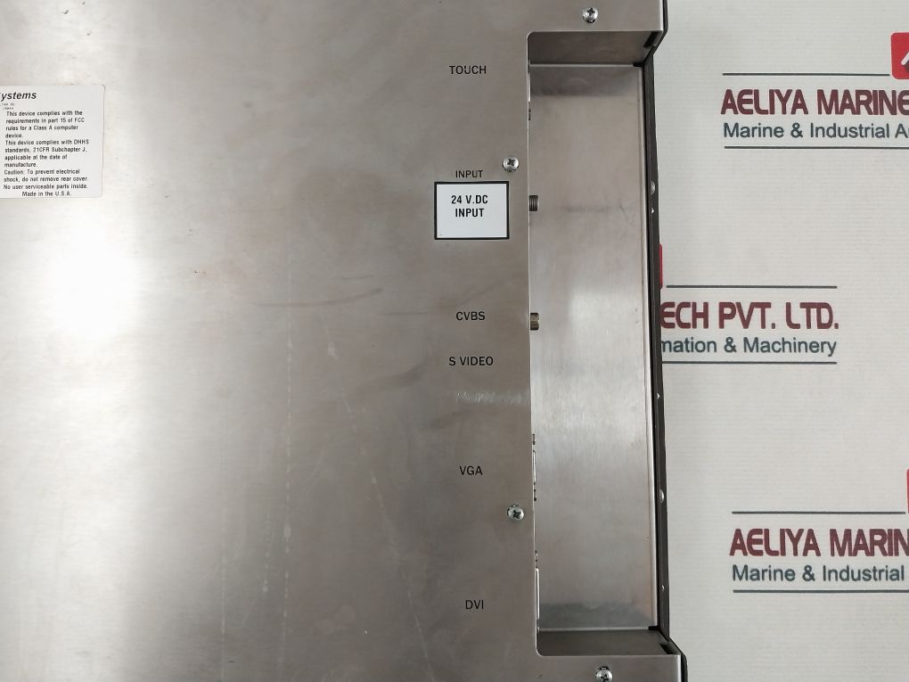 Vartech Systems Vt213P Operator Interface Panel 24 Volt Dc Input