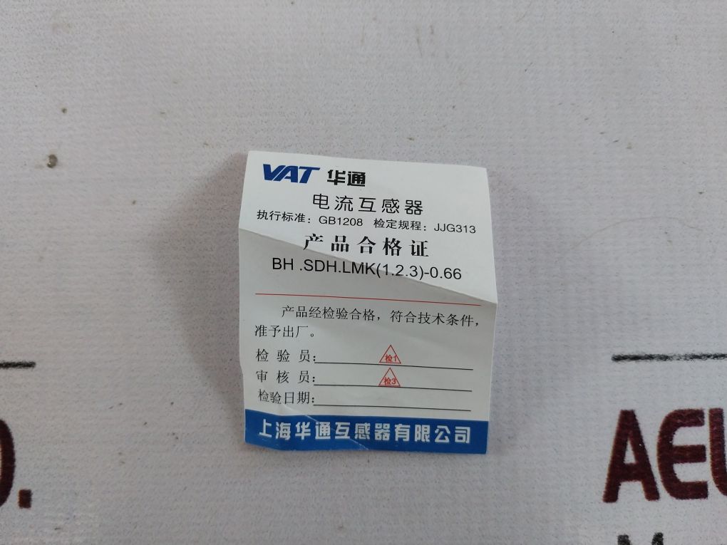 Vat Bh-0.66 Current Transformer 750/5 Bh-0.66-60 Ct