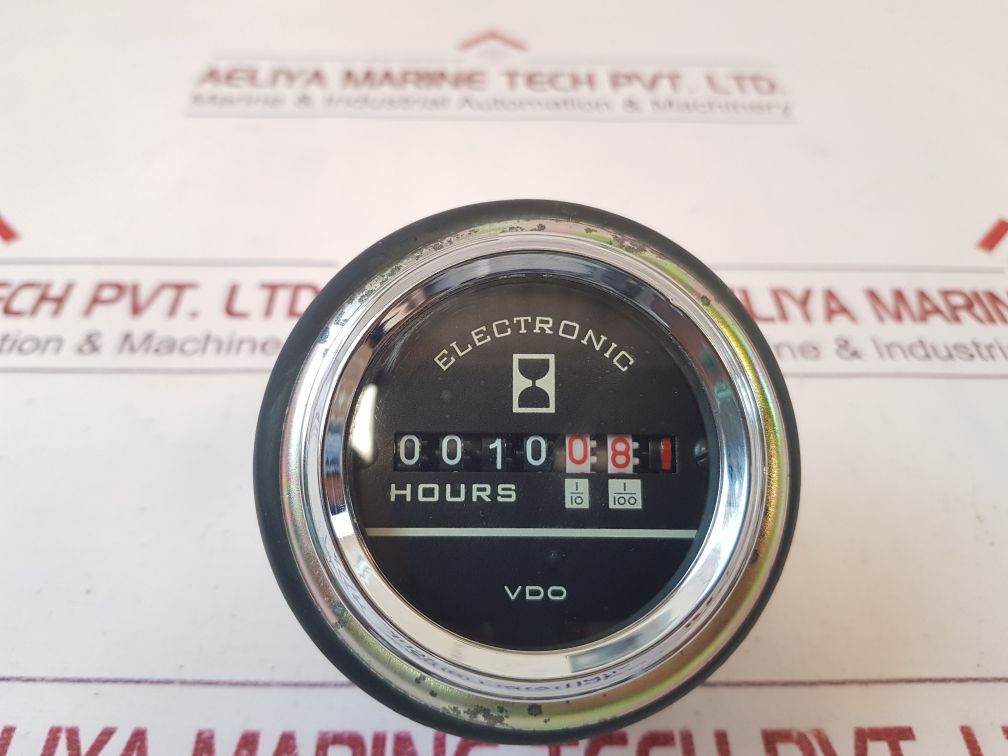 Vdo Electronic Hourmeter 24 Vdc 110 - 1100 Hours