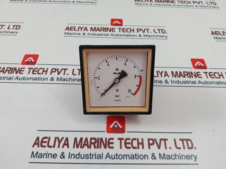 Vdo Mak 0-10 Bar Panel Meter Kl.1.0