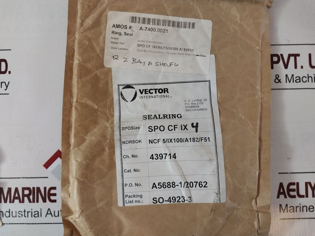 Lot Of 2X Vector Spo Cf Ix4 Seal Ring