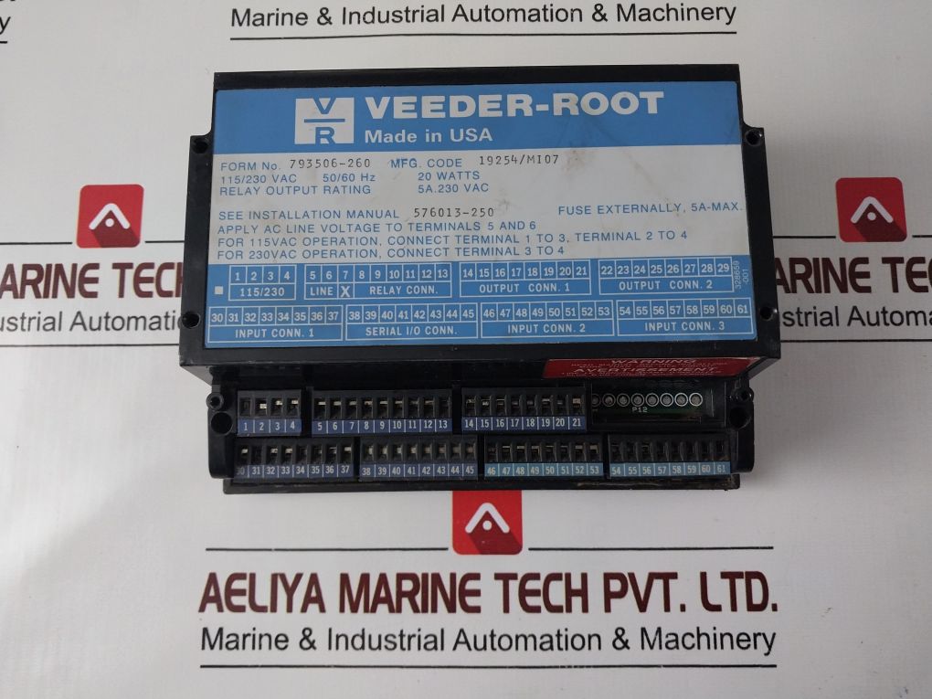 Veeder-root Pdc-1 Production Data Control 115/230 Vac 50/60Hz 20 Watts