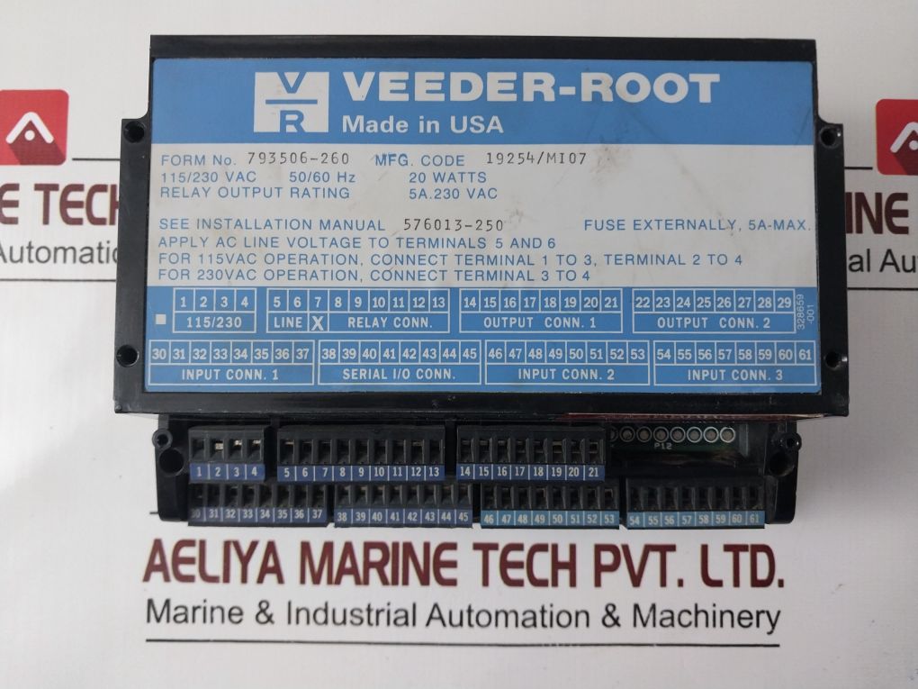 Veeder-root Pdc-1 Production Data Control 115/230 Vac 50/60Hz 20 Watts