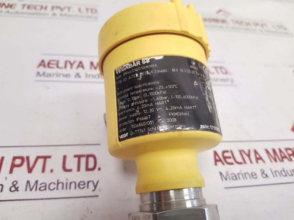 Vega Vegabar 64 Pressure Transmitter Br64.Cxgg1Ghkmxx