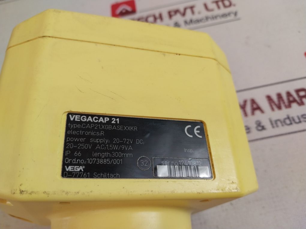Vega Cap21.Xgbasexxkr Point Level Detection Probe Ip66
