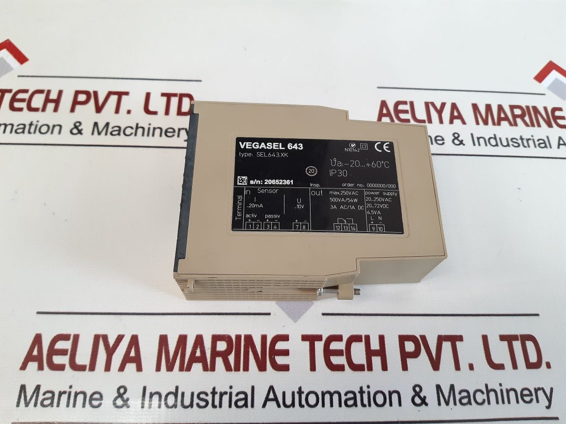 Vegasel Sel643.Xk Auxiliary Level Switch 643