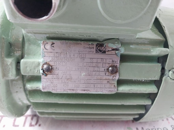 Vem K21R 63 G 4 /5419 Electric Motor