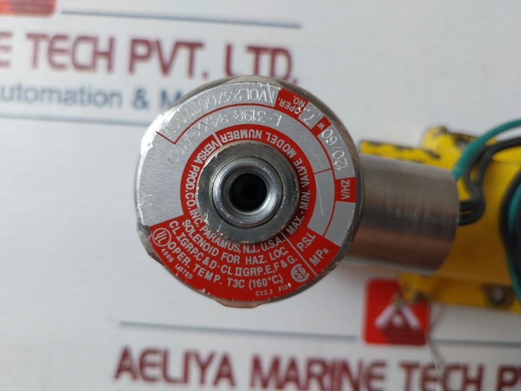 Versa E-3198-84Xx-a120 Pneumatic Valve Solenoid Operator 3.307.129