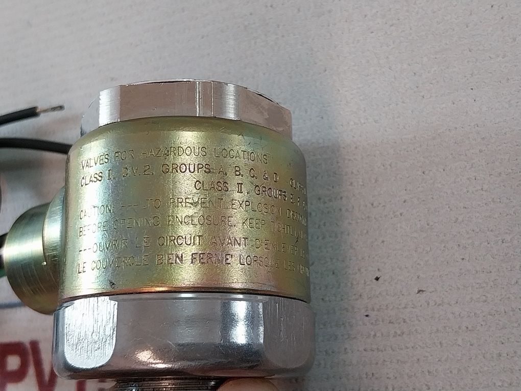 Versa E-3198-84Xx-a120 Solenoid Valve Coil Div. 2