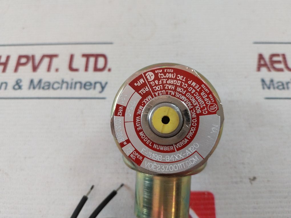 Versa E-3198-84Xx-a120 Solenoid Valve Coil Div. 2