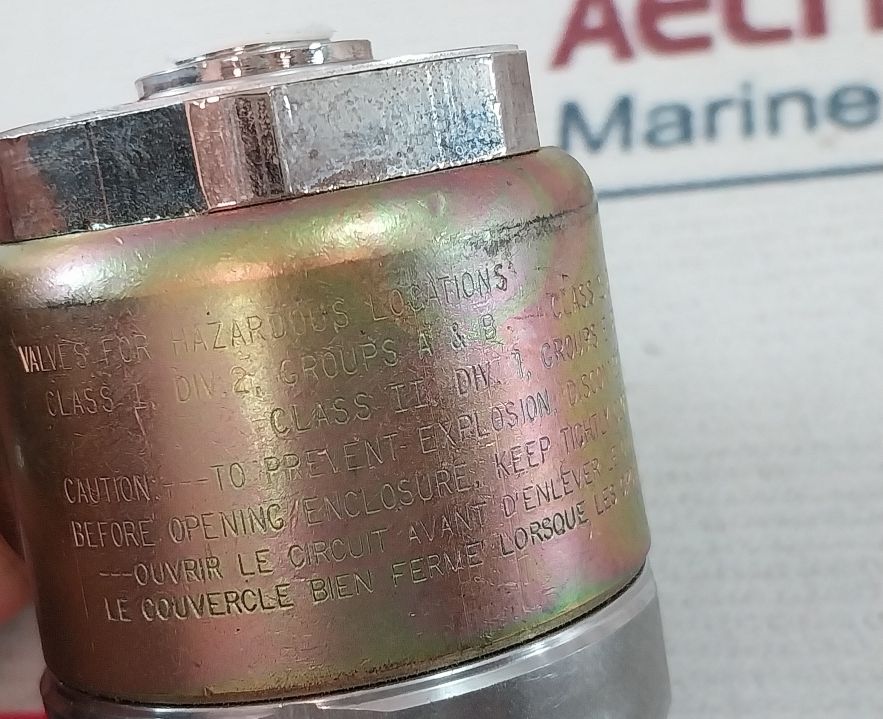 Versa E-3198-84Xx-a120 Solenoid Valve Coil Div.1